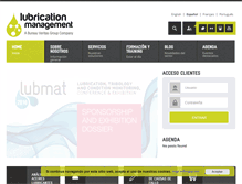 Tablet Screenshot of lubrication-management.com